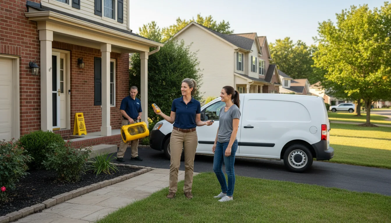 Water restoration image for Flood Water Cleanup, Removal And Restoration Services in Rosenberg, TX